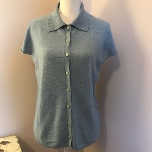 ESCADA | Cashmere Polo Short Sleeve Sweater